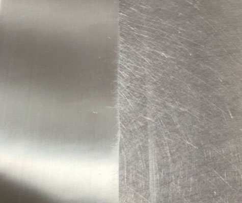 Stainless steel restoration detail